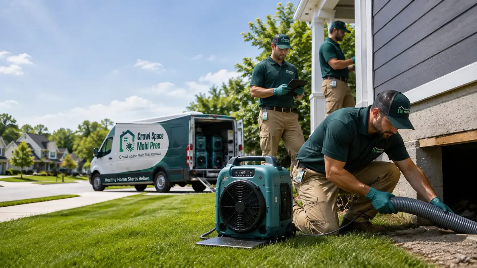Crawl Space Mold Removal in Almira, WA